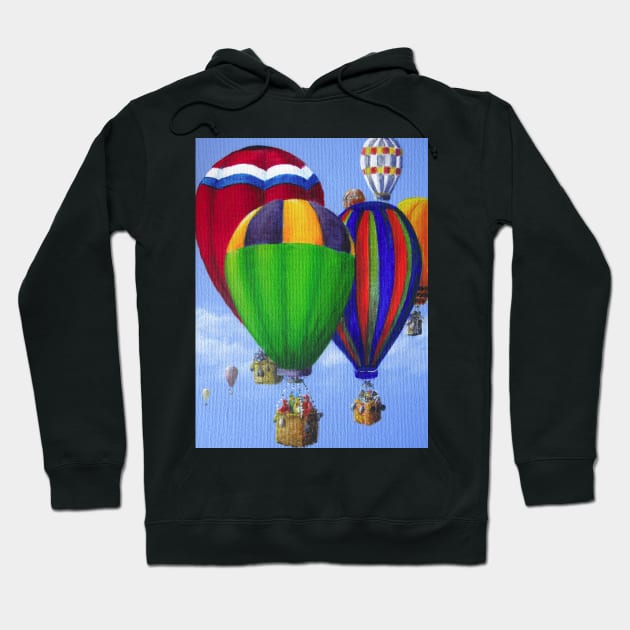 Up, Up and Away Again Hoodie by Heatherian